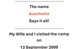 2025-11-02. Auschwitz, Poland, WW2. 2009 September 13