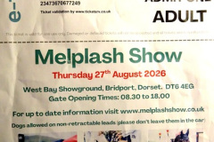 2026 August 27 Melplash Show (Bridport) Dorset